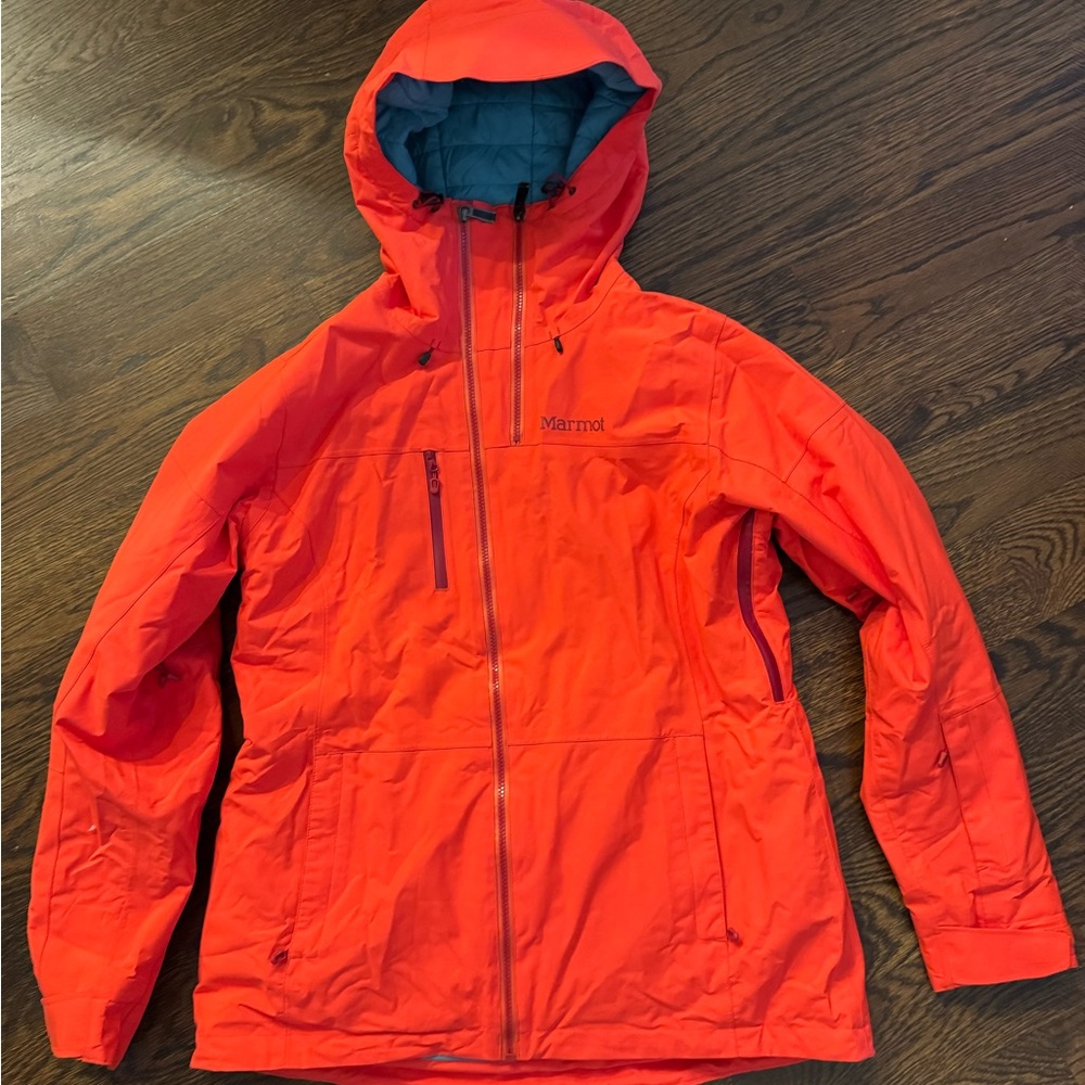 Marmot Red and Gray Jacket